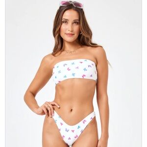 Lspace Lucy Butterfly Bikini Bottoms